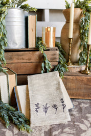 Linen Embroidered Towel