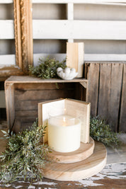 Small Ivory Flameless Candle The Little Burlap Barn®