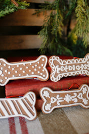 Gingerbread Dog Bone Ornament