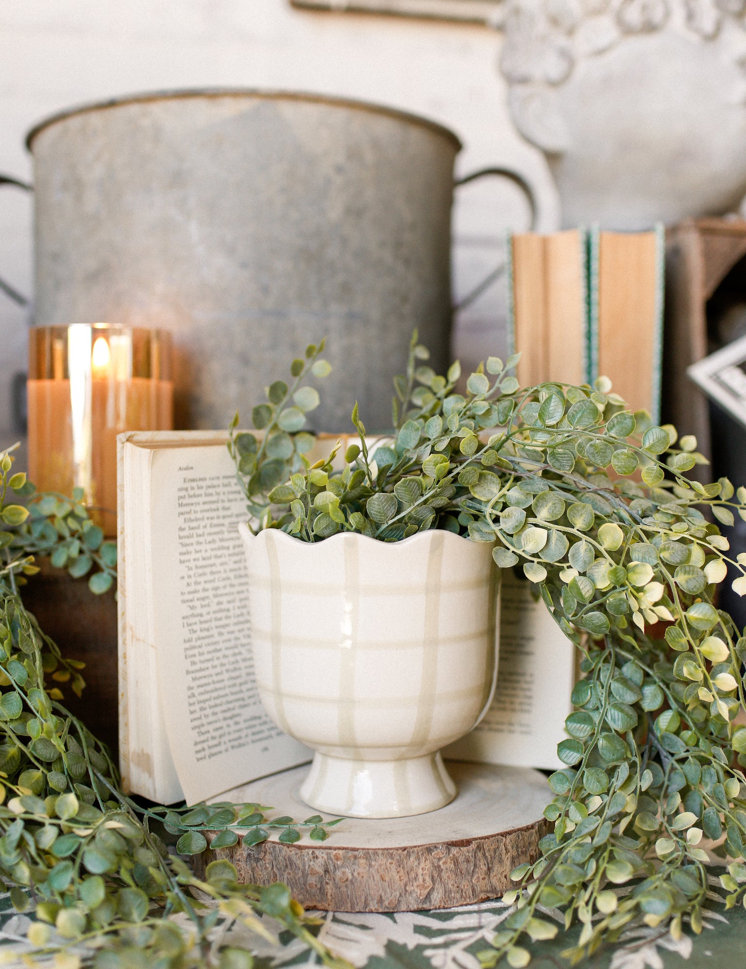 Bonnie Scalloped Pot The Little Burlap Barn®