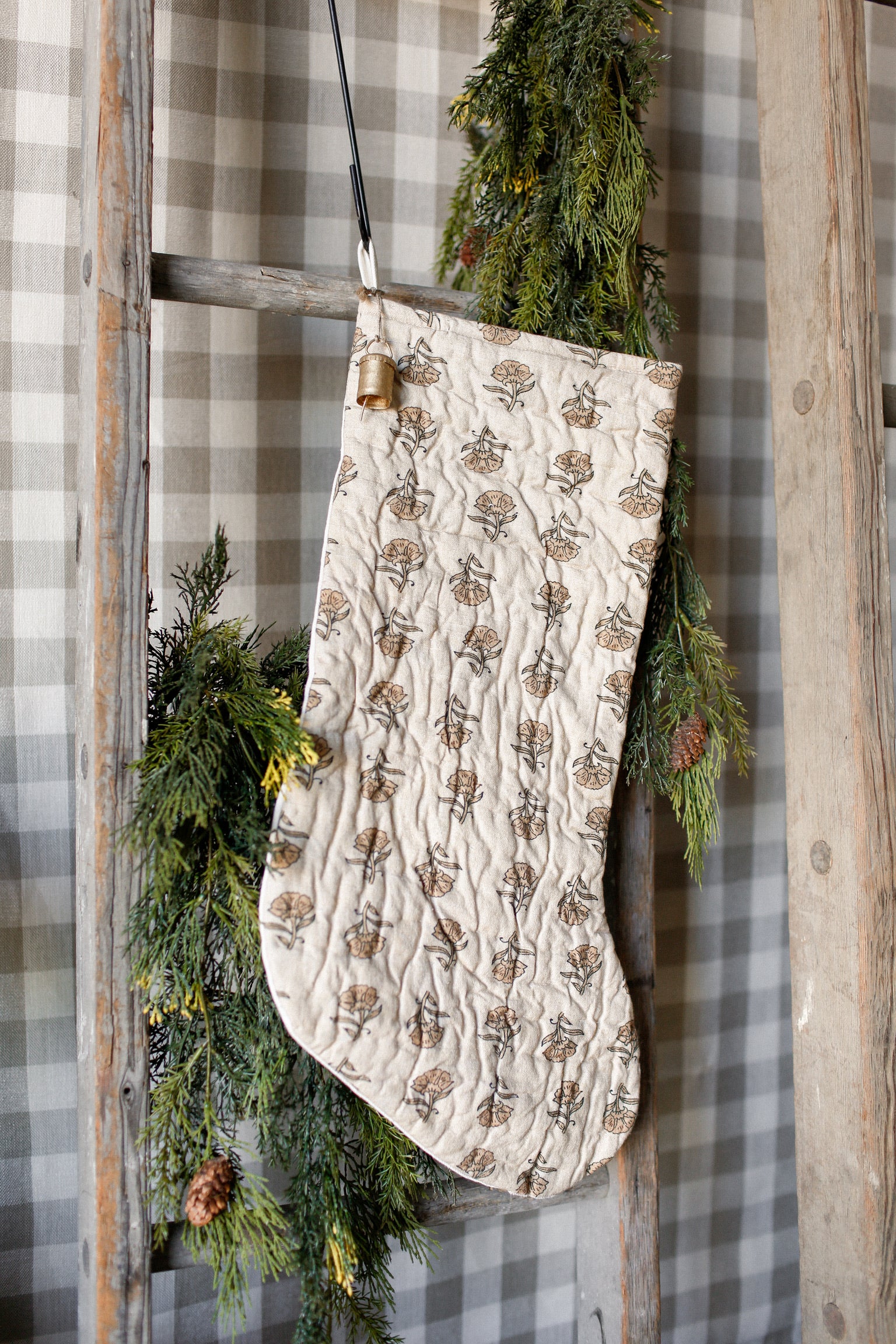 Block Print Stocking