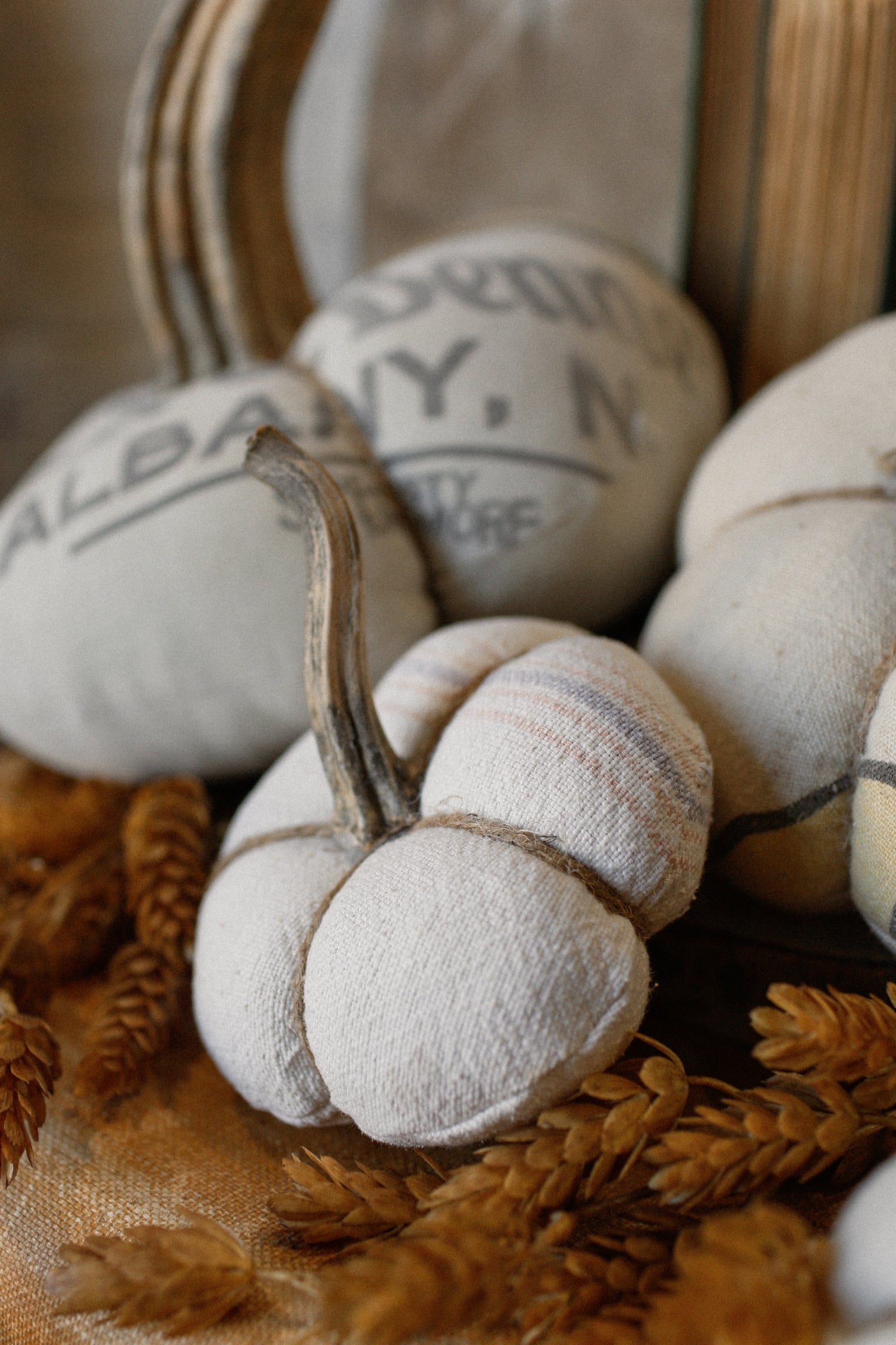 Handmade Grainsack Pumpkin (3 Sizes)