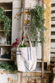 Vintage Grain Sack Tote Bag