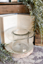 Vintage Glass Top Hat