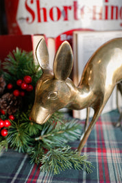 Vintage Brass Regency Deer
