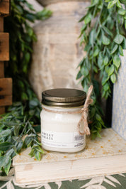 Mason Jar Candle -- Sweet Grass The Little Burlap Barn®