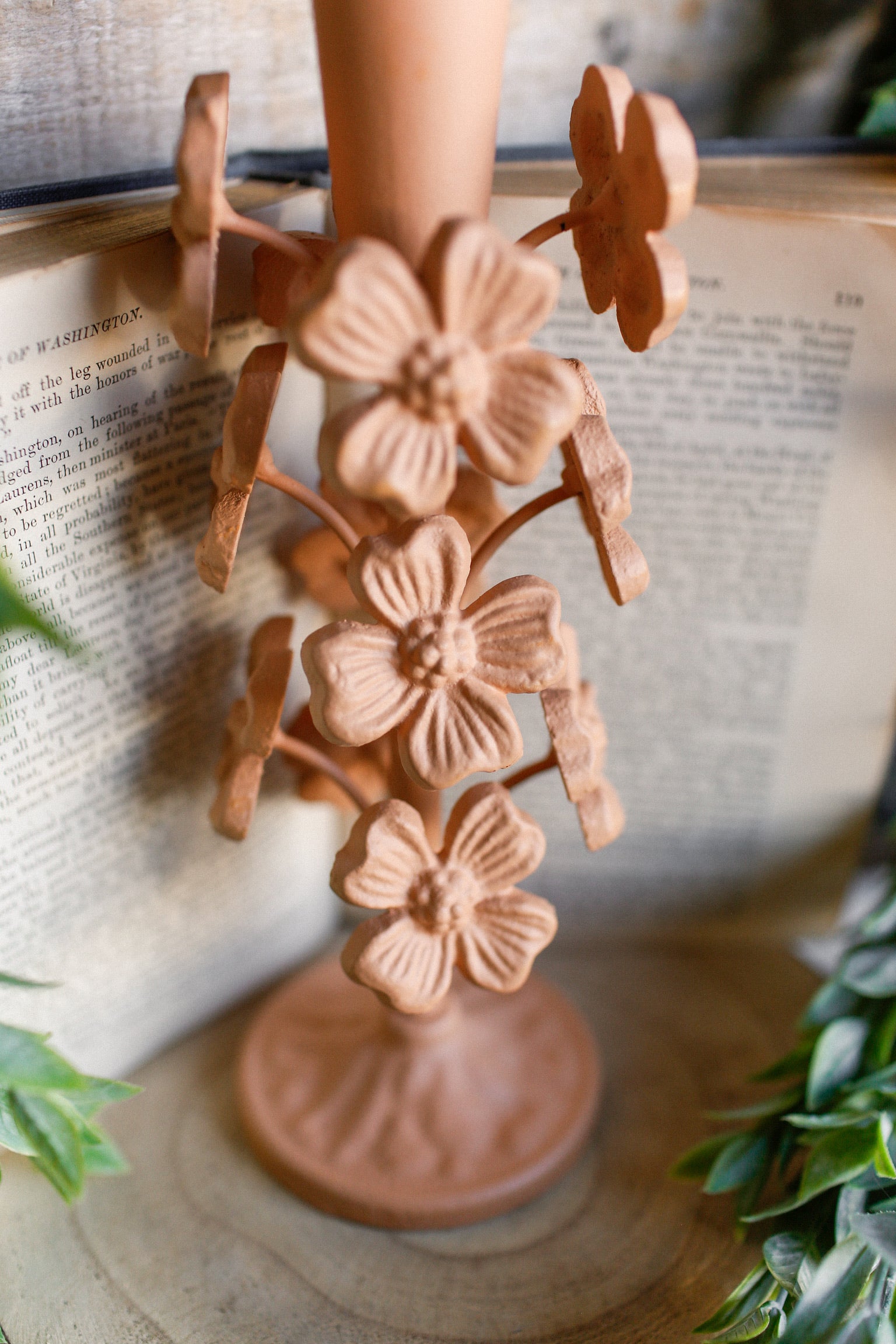 Cast Iron Wonderland Candlestick