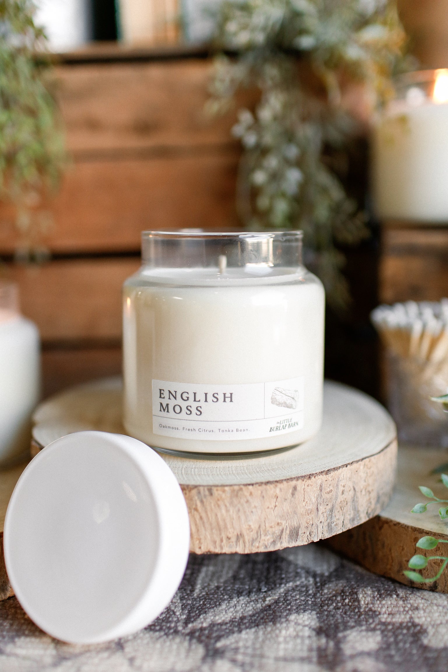 Apothecary Candle-English Moss