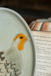 Hand Painted Stoneware Pheasant Fall Platter Creative Co-Op