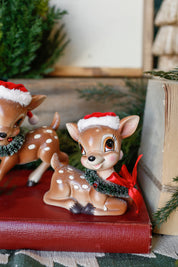 Mini Retro Wreath Deer
