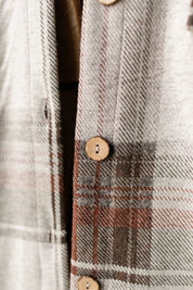 Rust Plaid Button Down