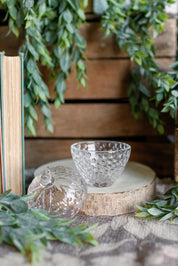 Glass Strawberry Jar