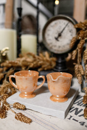 Vintage Carnival Glass Cream & Sugar Set The Little Burlap Barn®