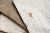 Floral Embroidered Cotton Tea Towels Creative Co-Op