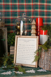 Handmade "Have Yourself A Merry Christmas" Framed Sign