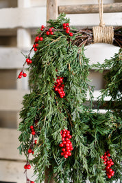 Forest Falls Berry Wreath (L)