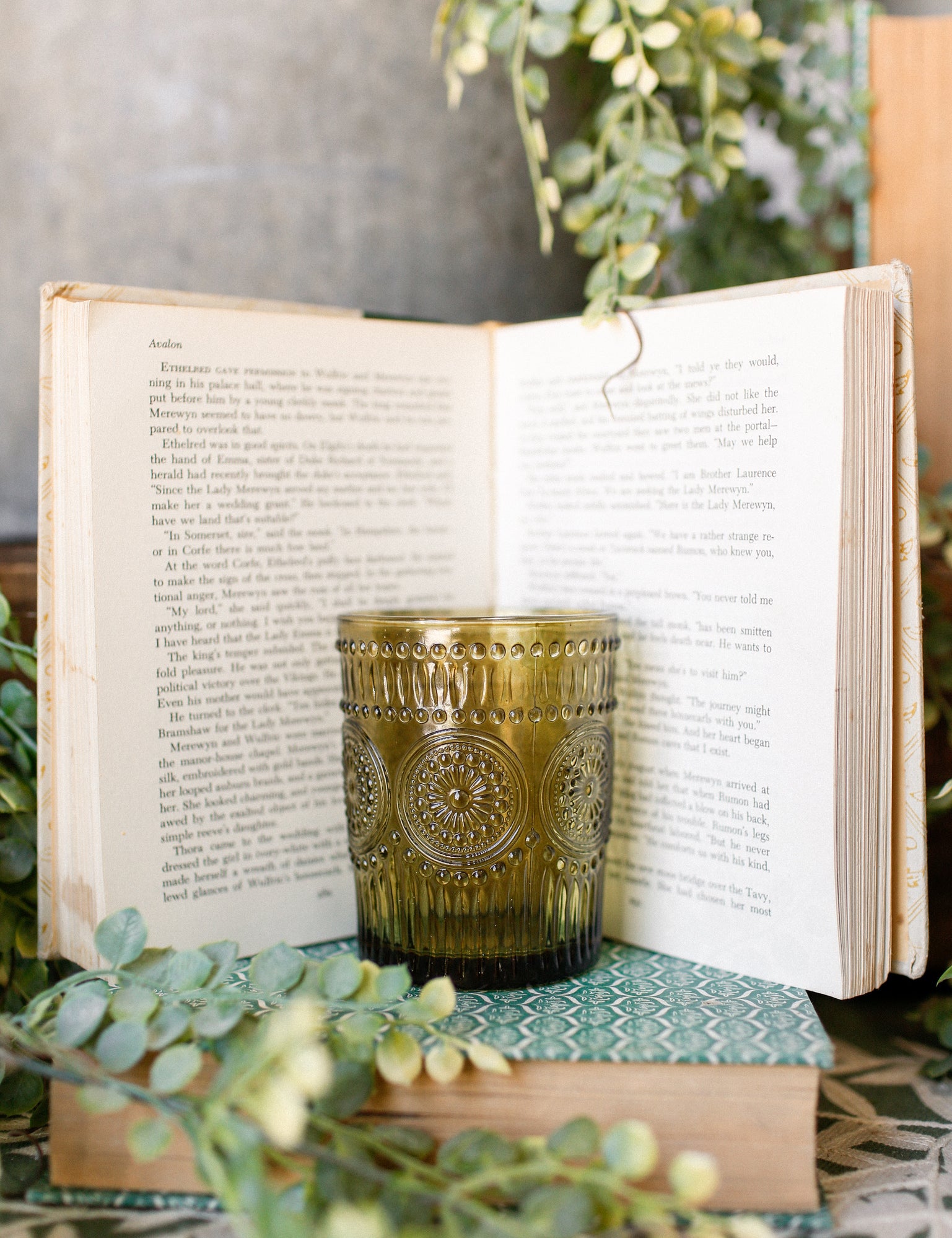 Embossed Drinking Glasses The Little Burlap Barn®