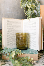 Embossed Drinking Glasses The Little Burlap Barn®