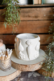 Stoneware Veggie Candle