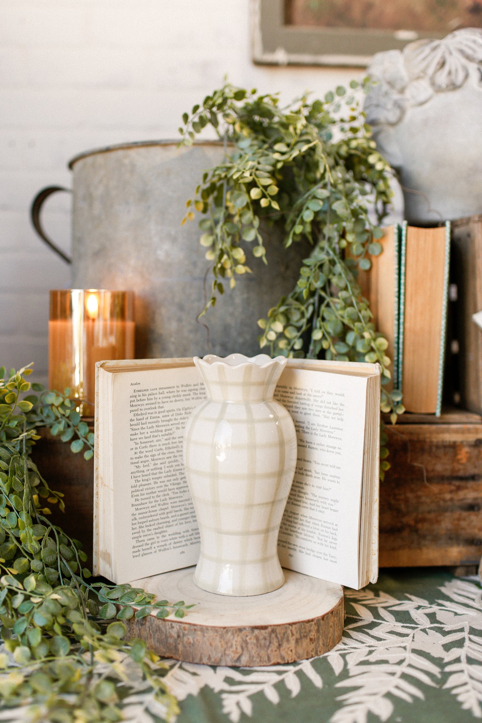Bonnie Scalloped Vase The Little Burlap Barn®