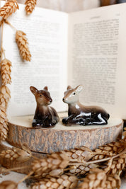 Vintage Deer S&P Shakers (Set of 2)