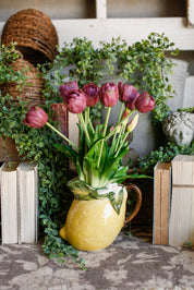 Stoneware Lemon Pitcher