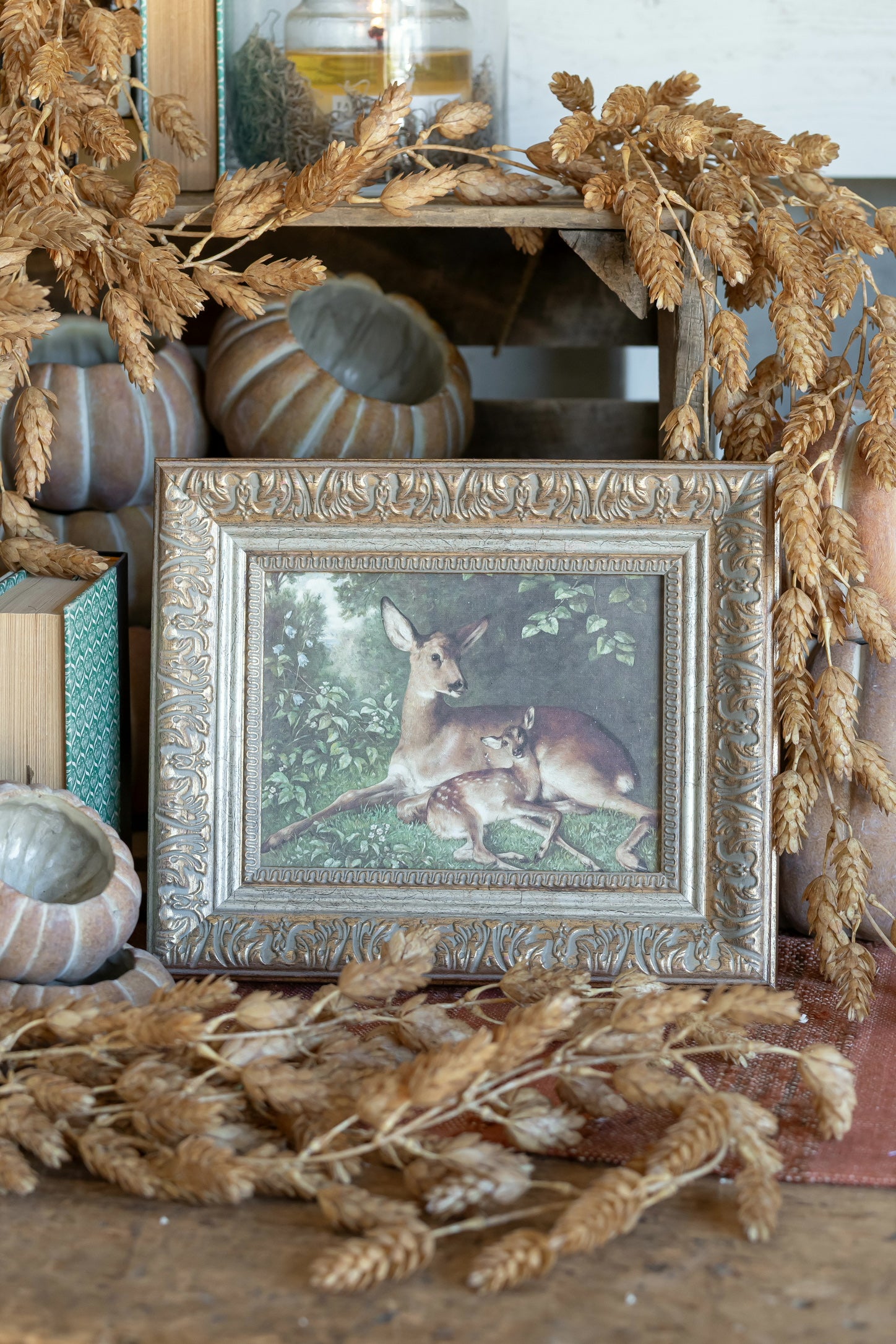Doe & Fawn Framed Art The Little Burlap Barn