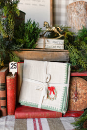 Embroidered Wreath Napkins