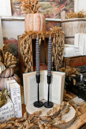 Spooky Pumpkin Taper Candle