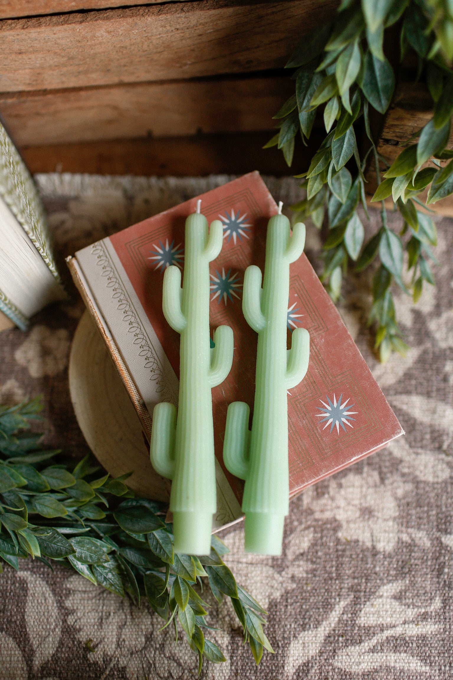 Cactus Taper Candles