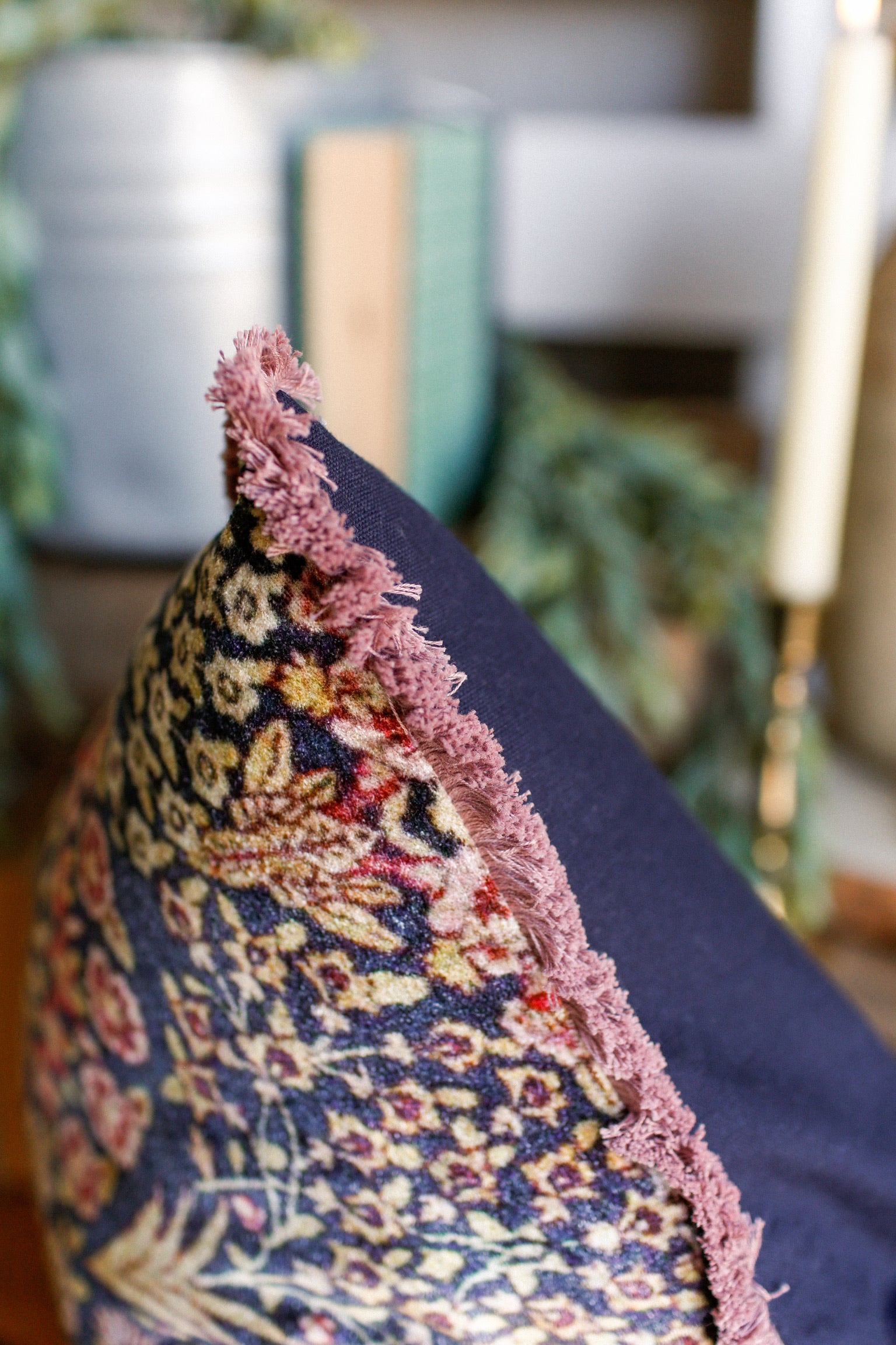 Velvet Botanical Pillow