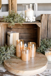 Champagne Flameless Candle Trio The Little Burlap Barn®