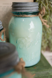Vintage Mason Jar Candle-Spring Collection