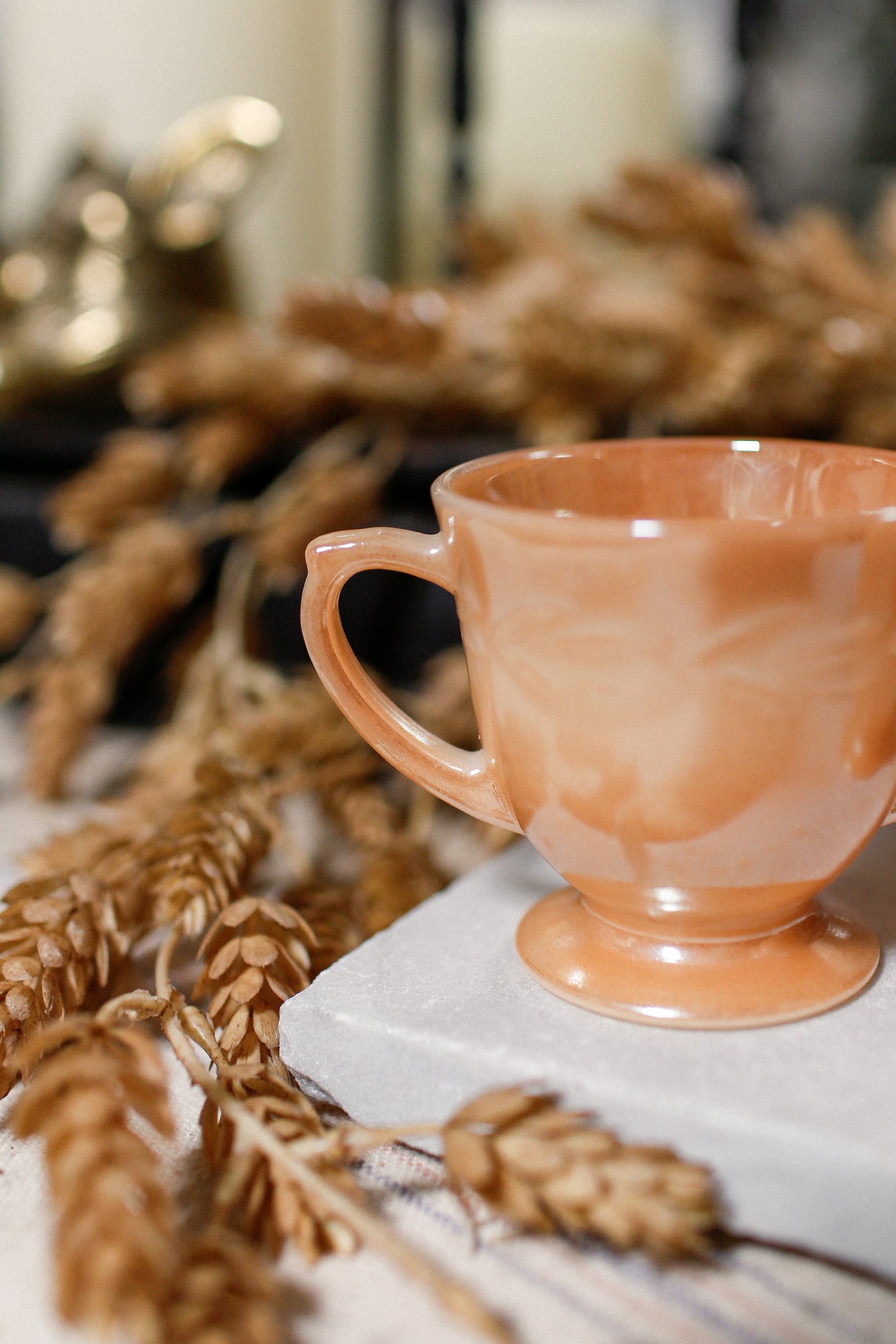 Vintage Carnival Glass Cream & Sugar Set The Little Burlap Barn®