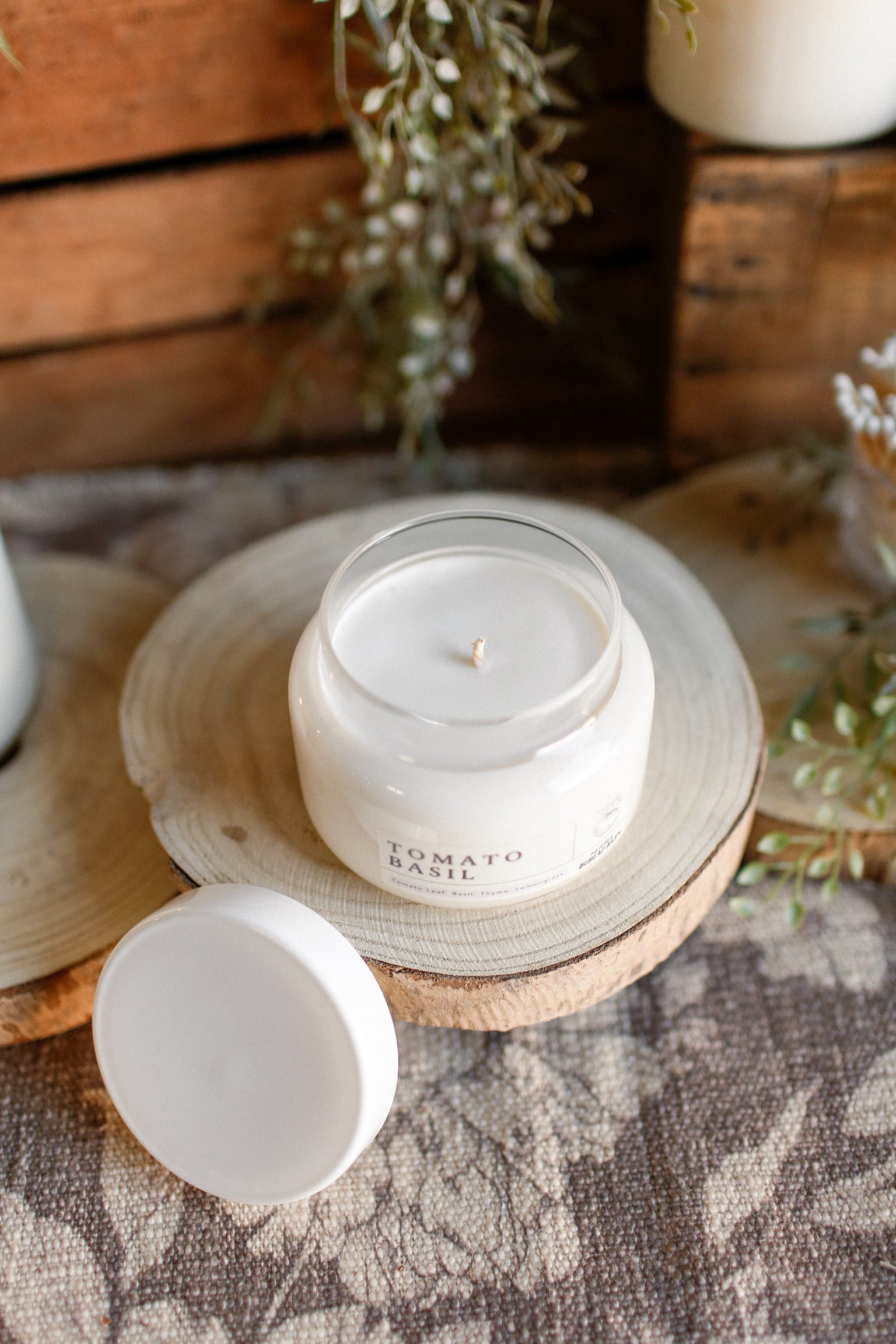 Apothecary Candle -- Tomato Basil The Little Burlap Barn®