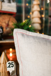 Embroidered Deer Pillow