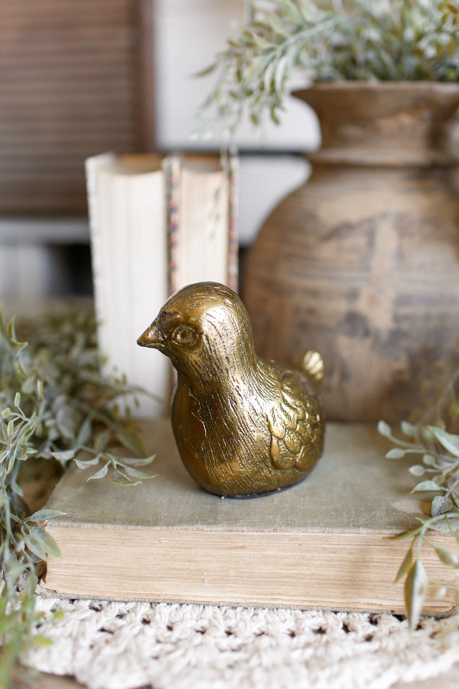 Gilded Roost Bud Candlestick