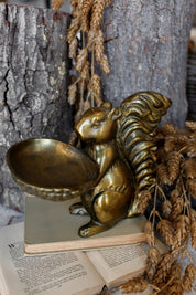 Brass Squirrel Figurine