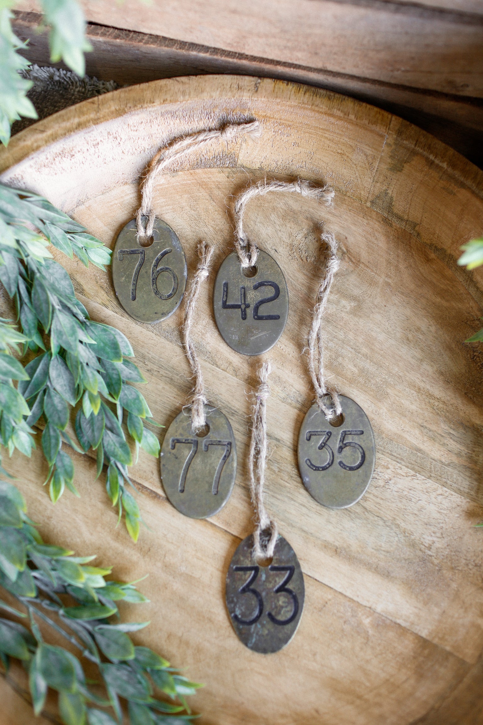 Vintage Brass Cow Tag The Little Burlap Barn®