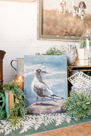 Seagull Canvas Print The Little Burlap Barn®