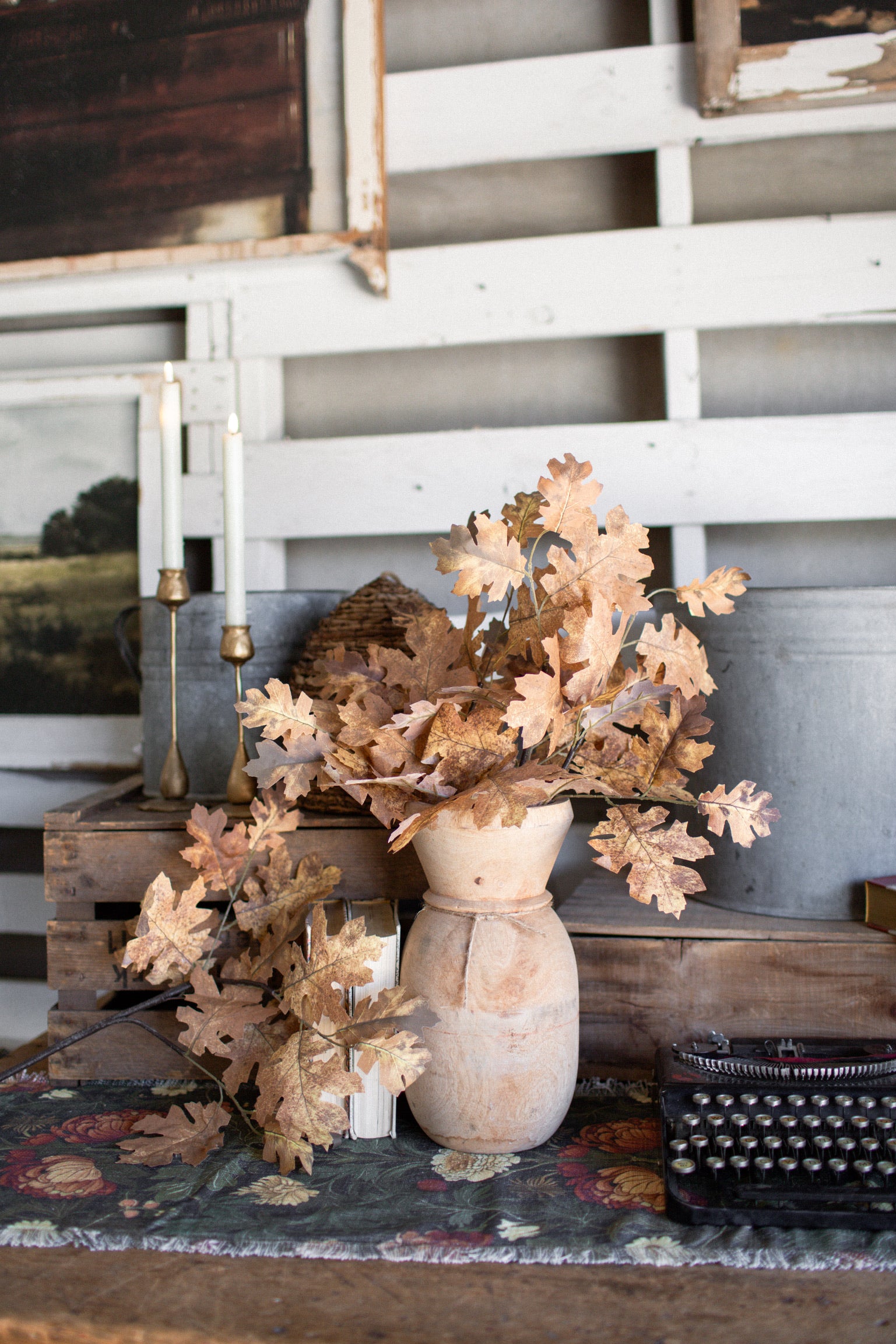 Fall Oak Branch