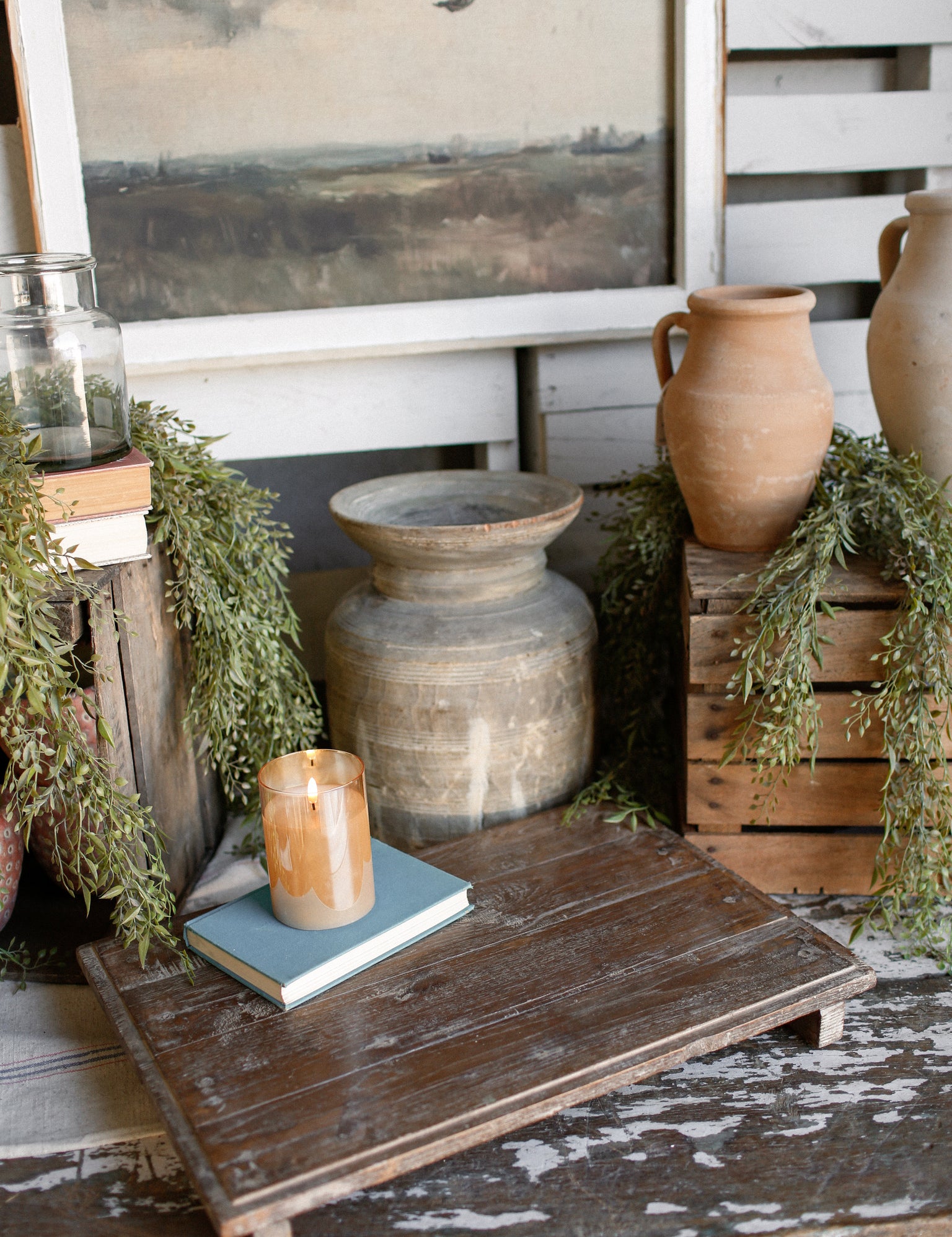 Vintage Wood Riser The Little Burlap Barn®