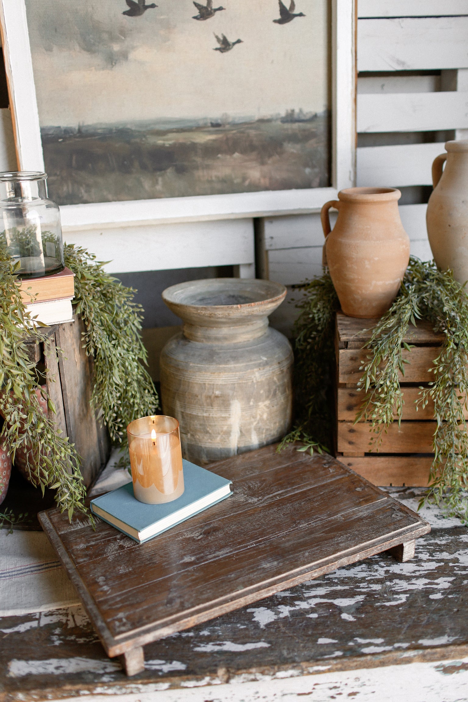 Vintage Wood Riser The Little Burlap Barn®