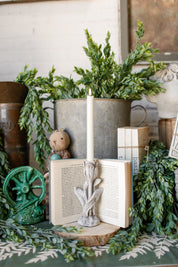 Concrete Tulip Candlestick The Little Burlap Barn®
