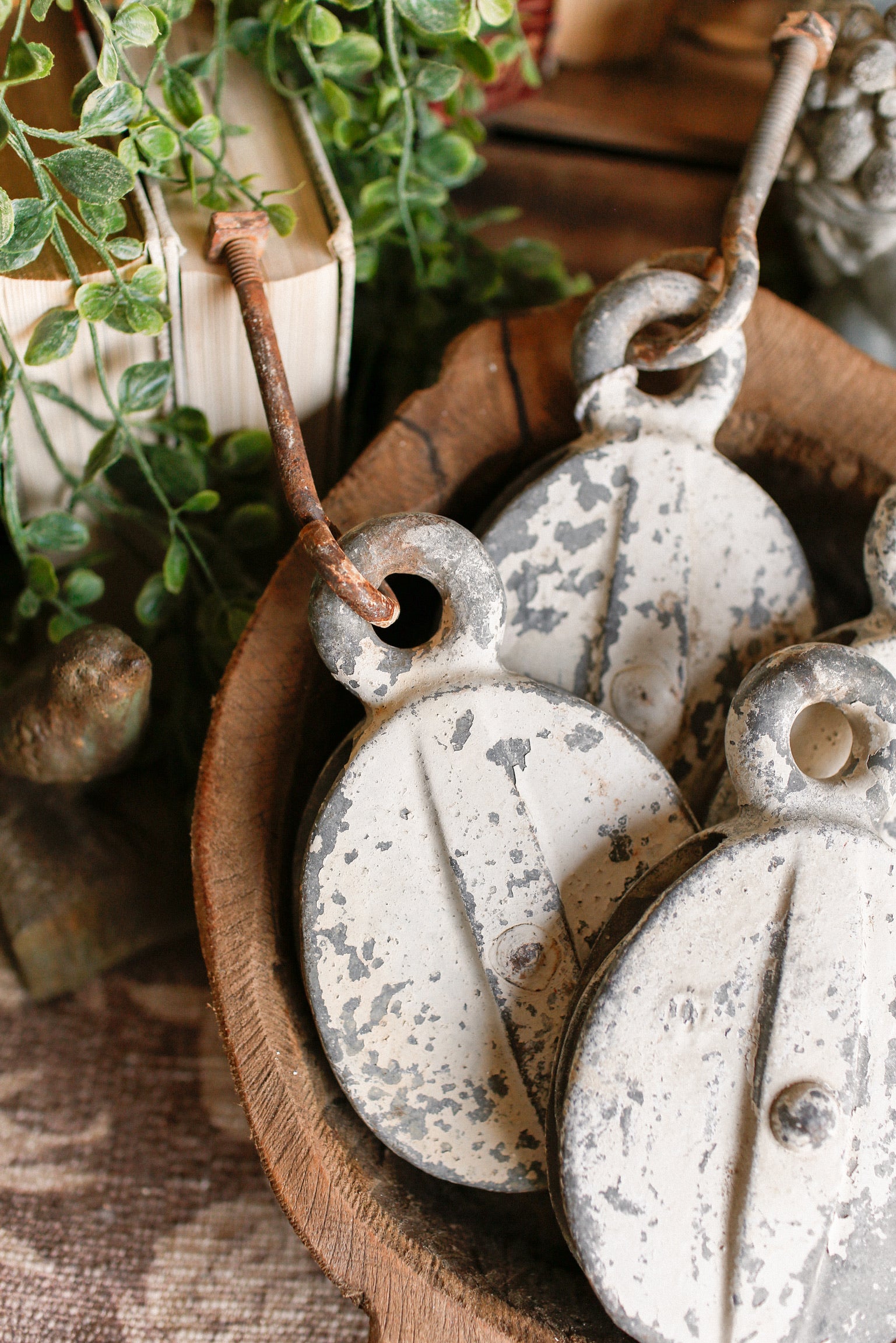 Vintage Metal Pully The Little Burlap Barn®