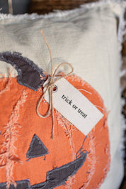 Trick or Treat Pumpkin Pillow