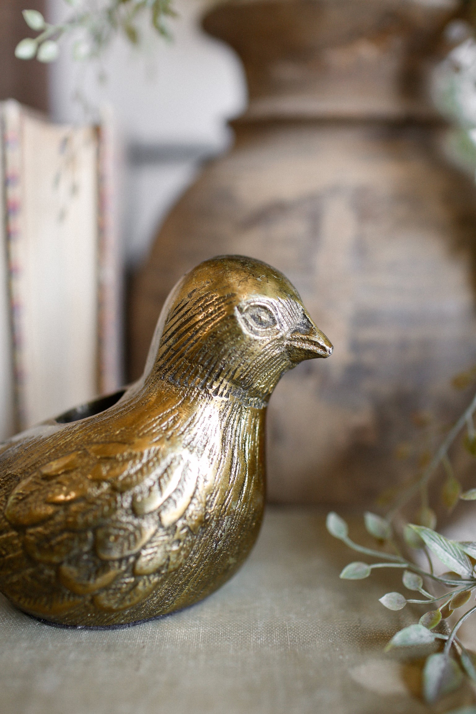 Gilded Roost Bud Candlestick