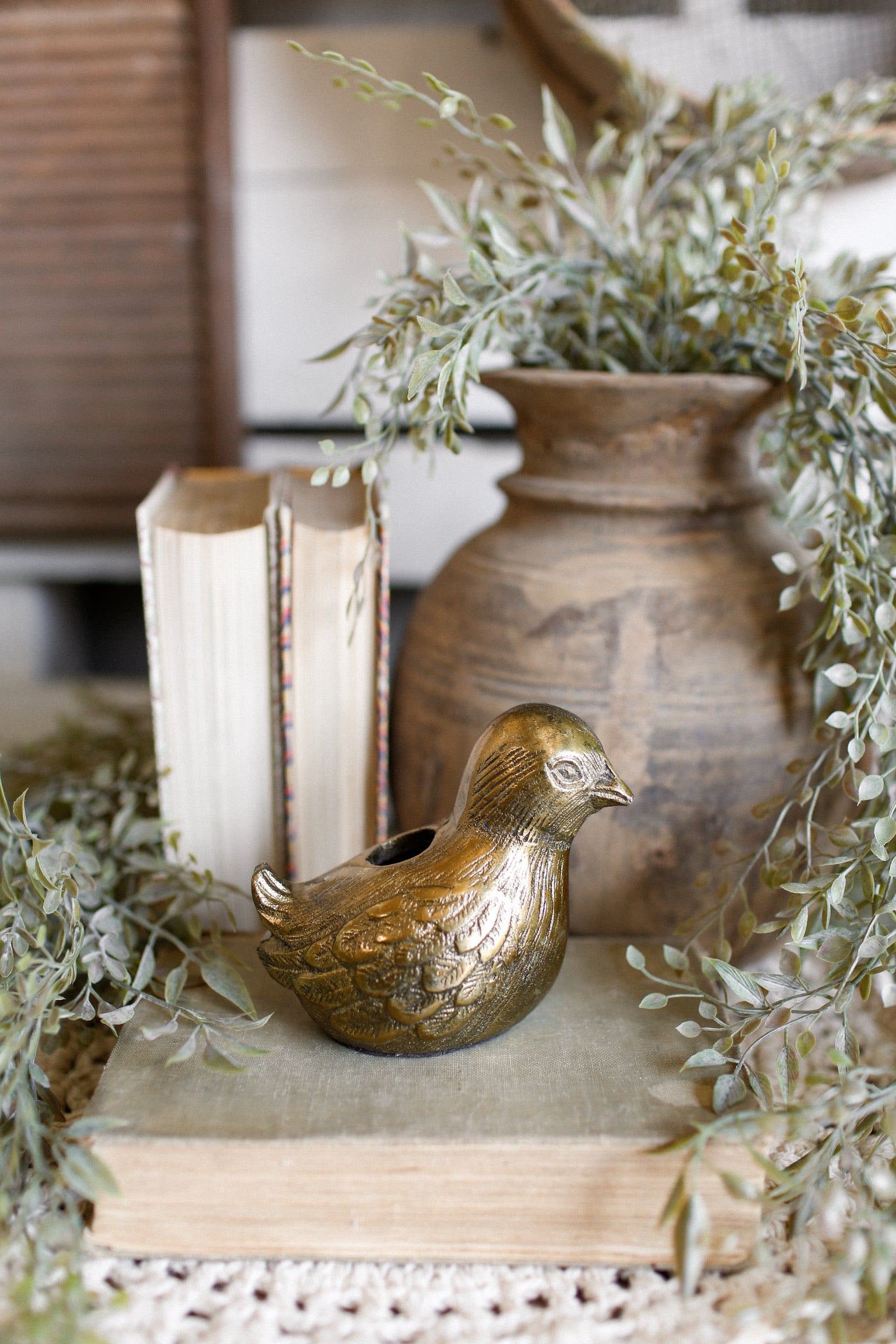 Gilded Roost Bud Candlestick
