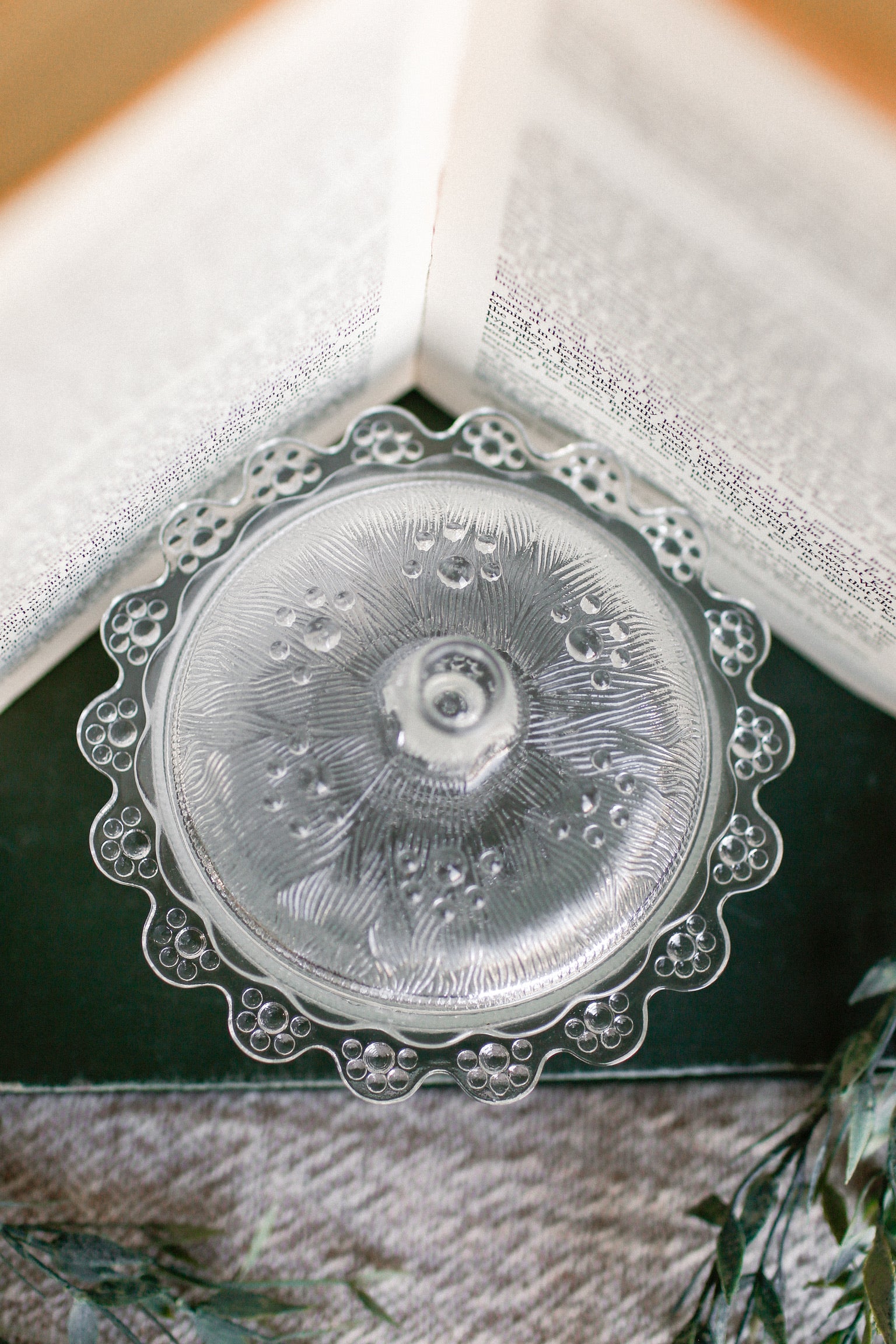 Vintage Scalloped Candy Dish