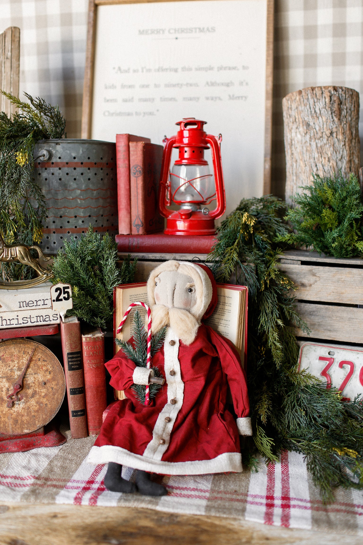 Handmade Kris Kringle Doll